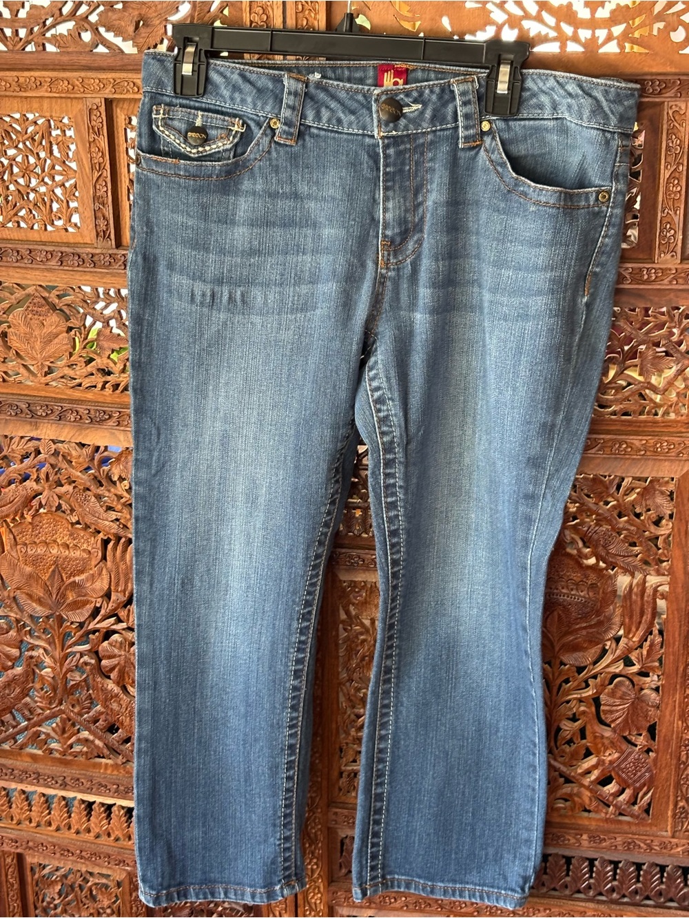 Vintage Sasoon Classic Women's Blue Denim Jeans - Comfortable Everyday Fit